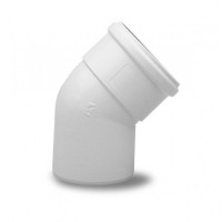 BAXI — полипропиленовый отвод 45°, 80 мм