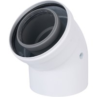 BAXI — коаксиальный отвод 45°, 80/125 мм